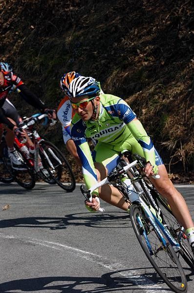 Ivan Basso (Liquigas) was doing excellent team work today.