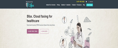 Sfax website screenshot