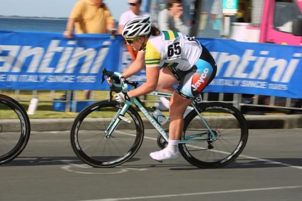 Carly Light (Jayco-AIS) has just a couple of days left in her year as Australian criterium champion