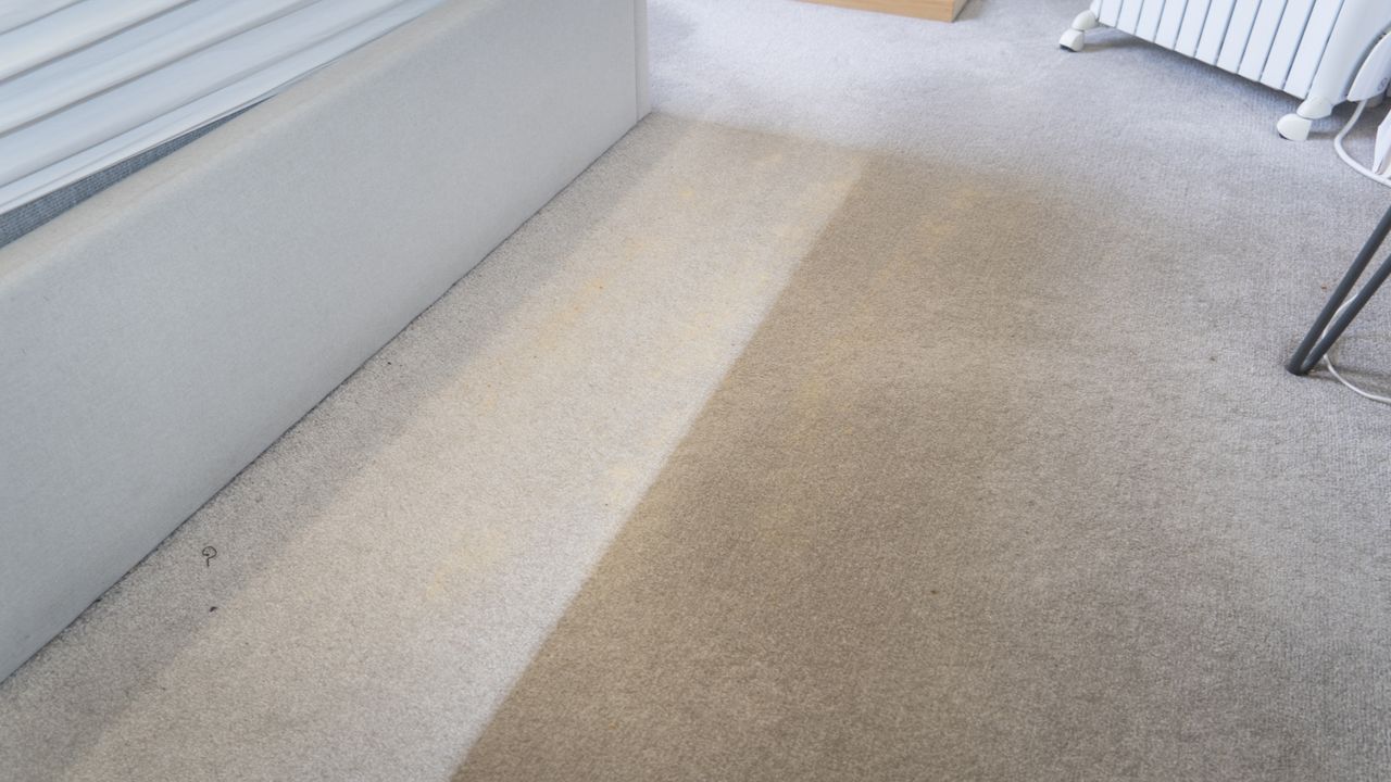 Results on oat test on carpet, in quiet suction mode