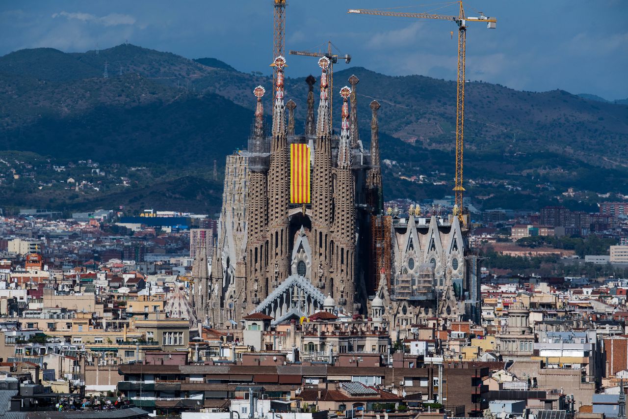Sagrada Familia cathedral in Barcelona