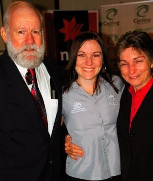 Anna with her proud parents