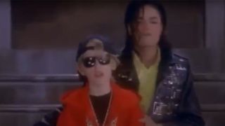 Macaulay Culkin in the video for "Black Or White"