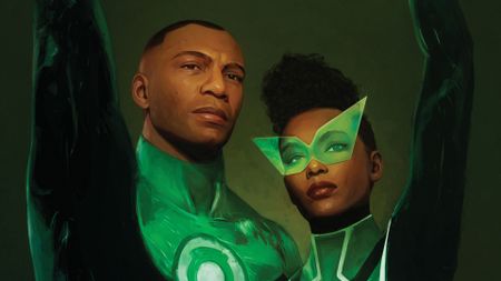 Green Lantern #11 Black History Month variant cover by Alexis Franklin