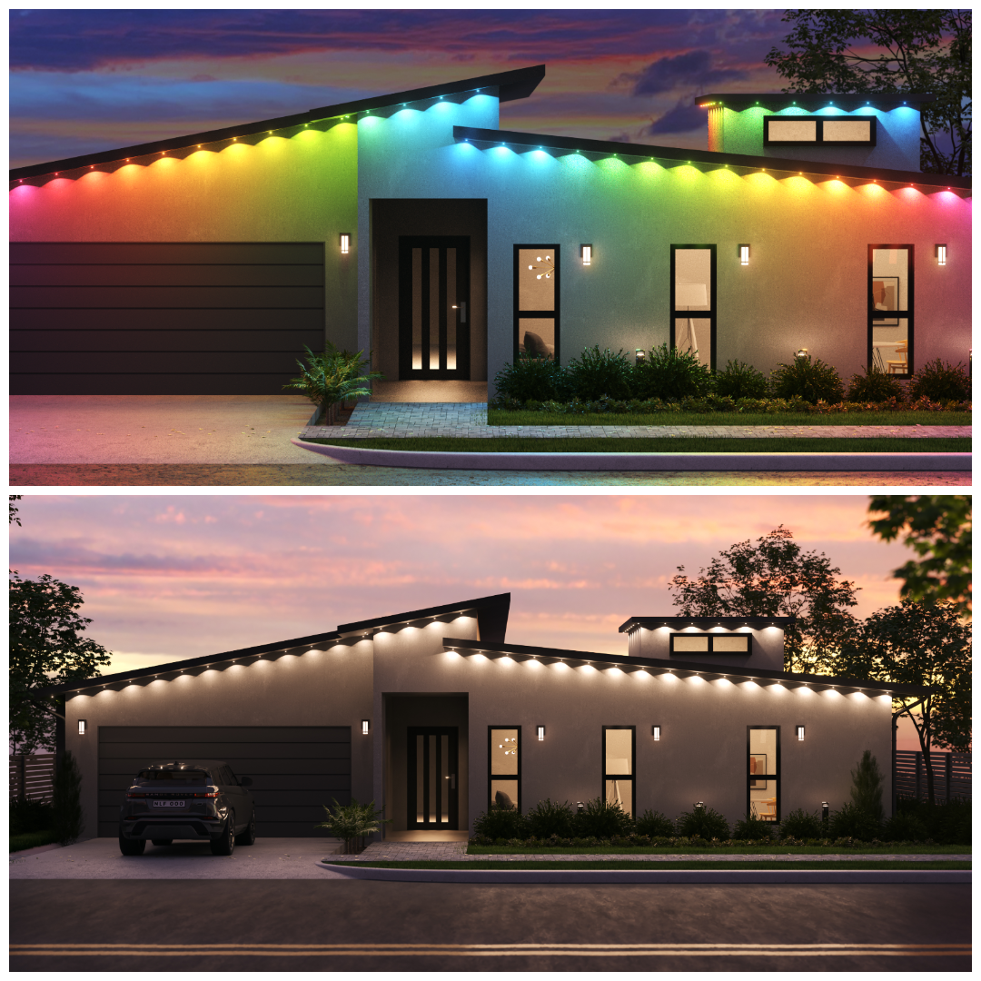 Nanoleaf Smart Multicolor Permanent Outdoor Lights