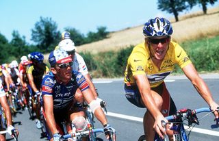 Lance Armstrong during the 1999 Tour de France