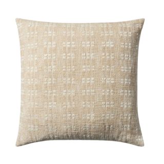 Bryn throw pillow in a neutral color Magnolia Home by Joanna Gaines x Loloi