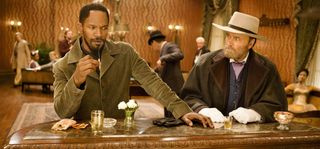 Django Unchained stars Jamie Foxx and Franco Nero with a guest appearance.