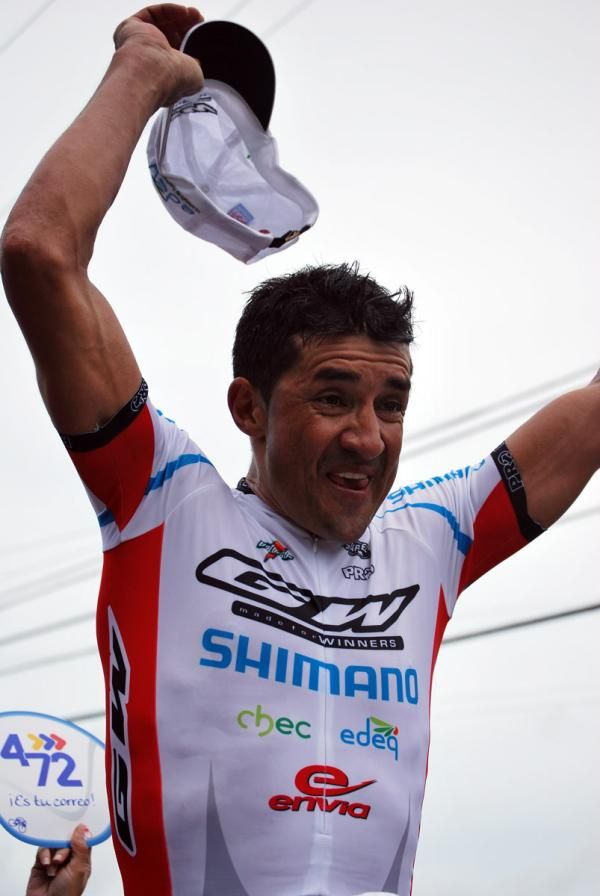 Cardenas celebrates his win.