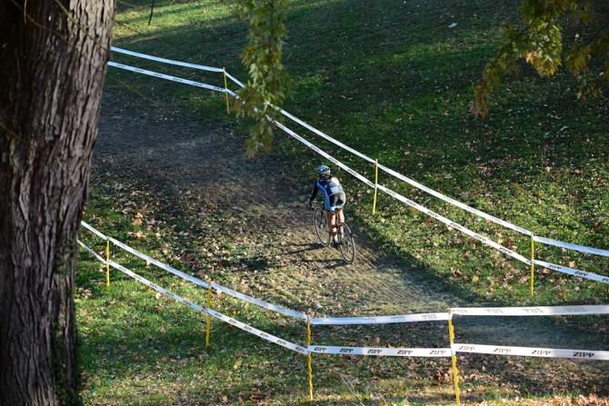 The redesigned course at Devou Park featured more climbing than last year