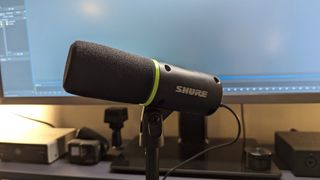 Side shot of the Shure MV6 microphone