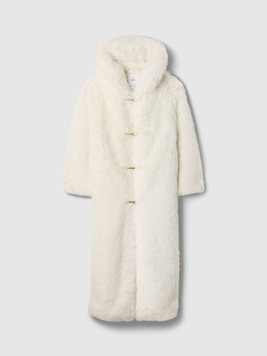 Gap x Cult Gaia, vegan fur coat