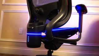 The bladeless fan on the back of Razer's Project Arielle concept chair