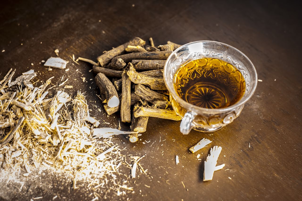 Licorice root tea.