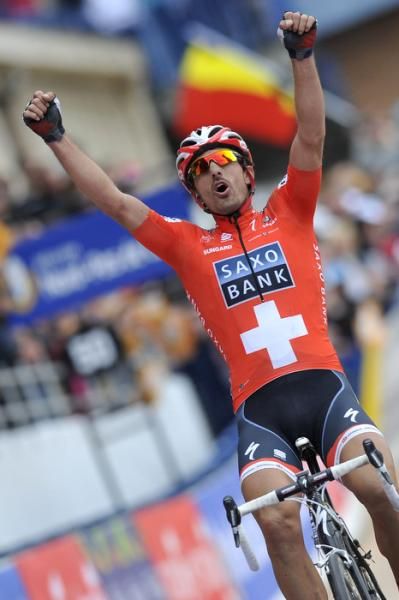 A happy Fabian Cancellara (Saxo Bank)
