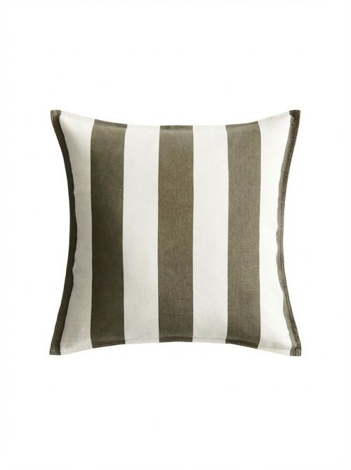 Linen-blend cushion cover