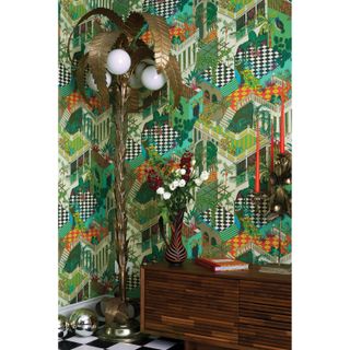 bold printed wallpaper by john lewis & partners