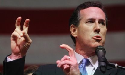 "I believe this is the most important election in your lifetime, no matter how old you are," GOP presidential candidate Rick Santorum said in February.