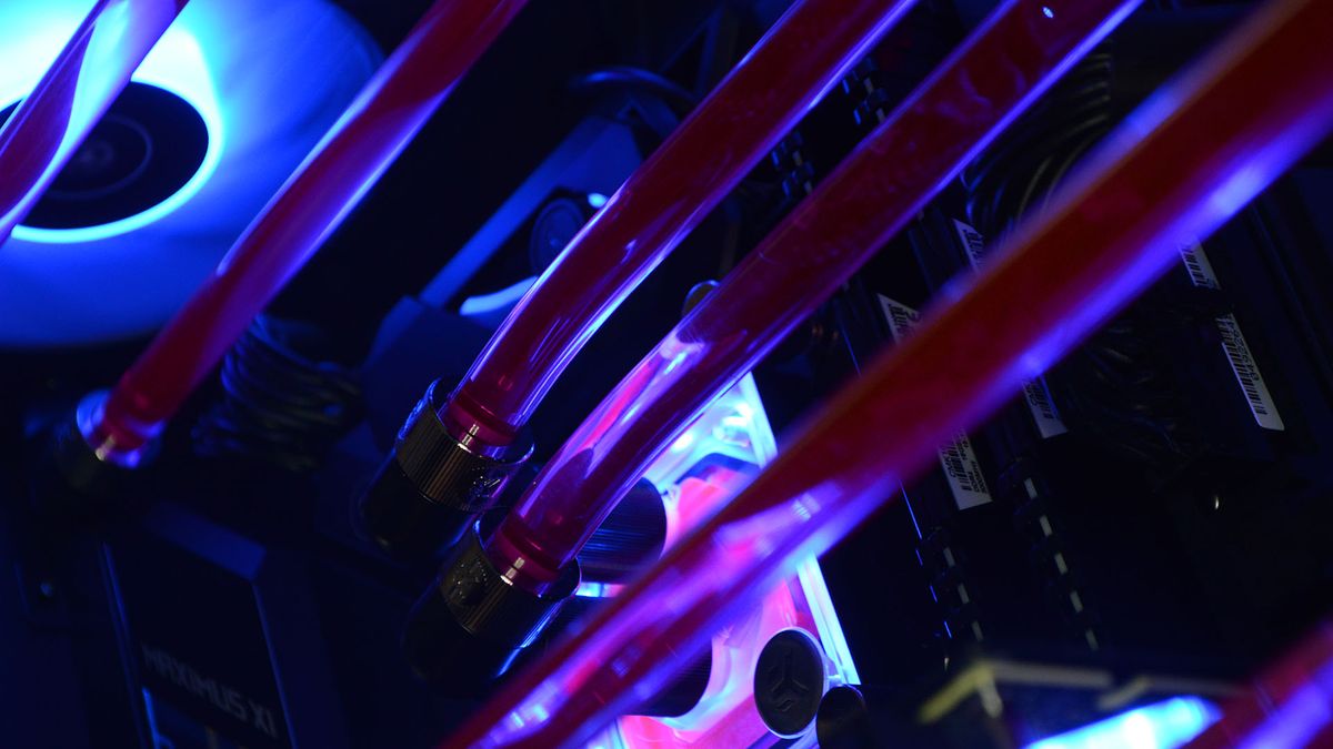EKWB barebones kit finished build glamour shots