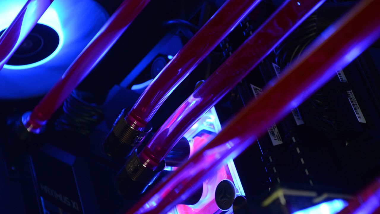 EKWB barebones kit finished build glamour shots