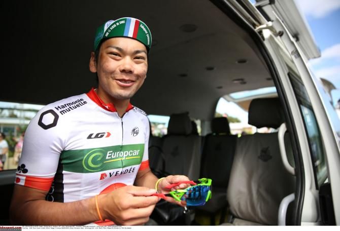 Yukiya Arashiro (Team Europcar) before the start