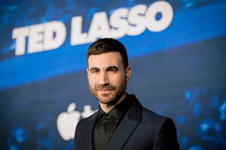 Brett Goldstein attends the Apple original series 'Ted Lasso' Season 3 red carpet premiere event at Westwood Village Theater on March 07, 2023 in Los Angeles, California.