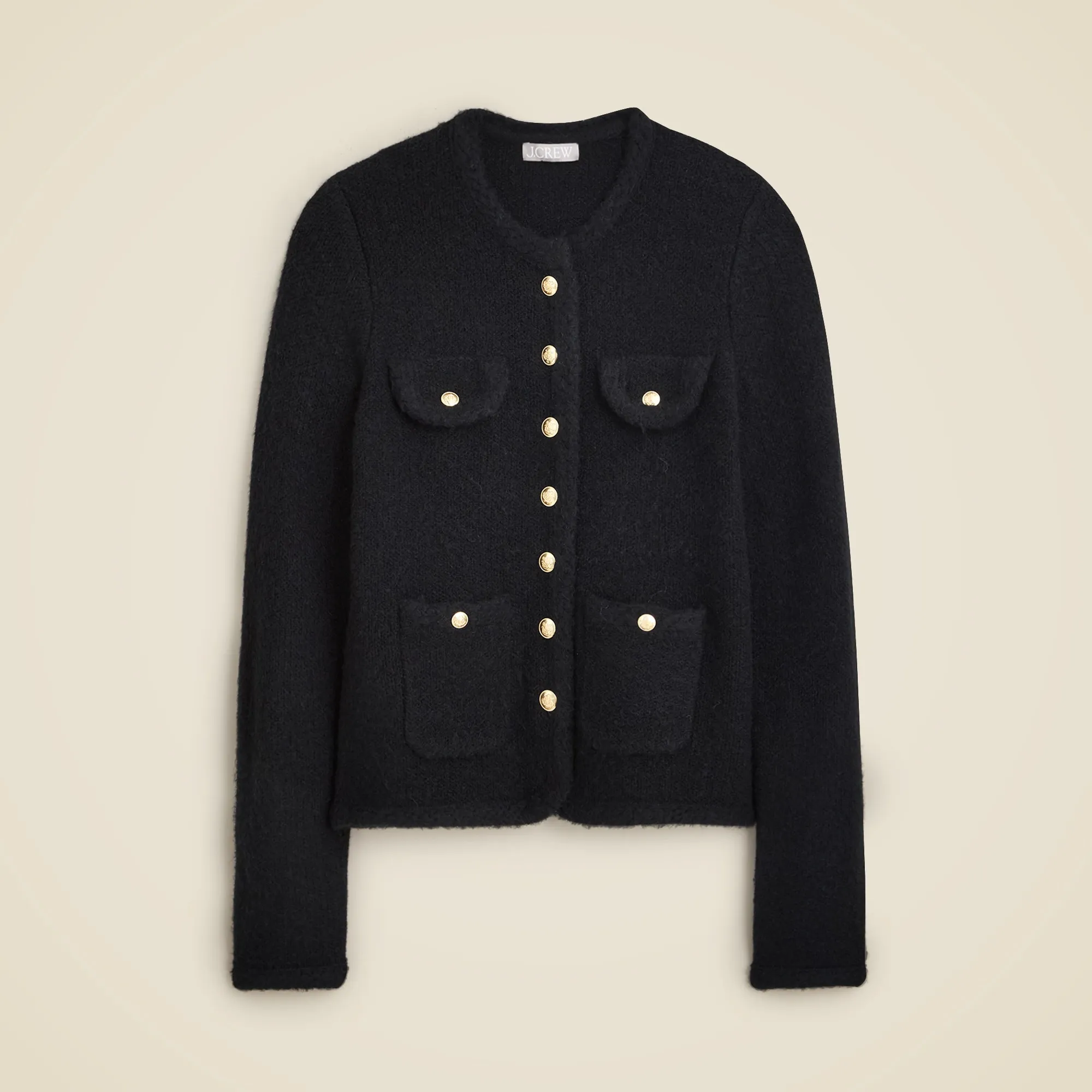 jcrew, Textured Sweater Lady Jacket