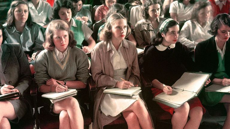 1950's schoolgirls