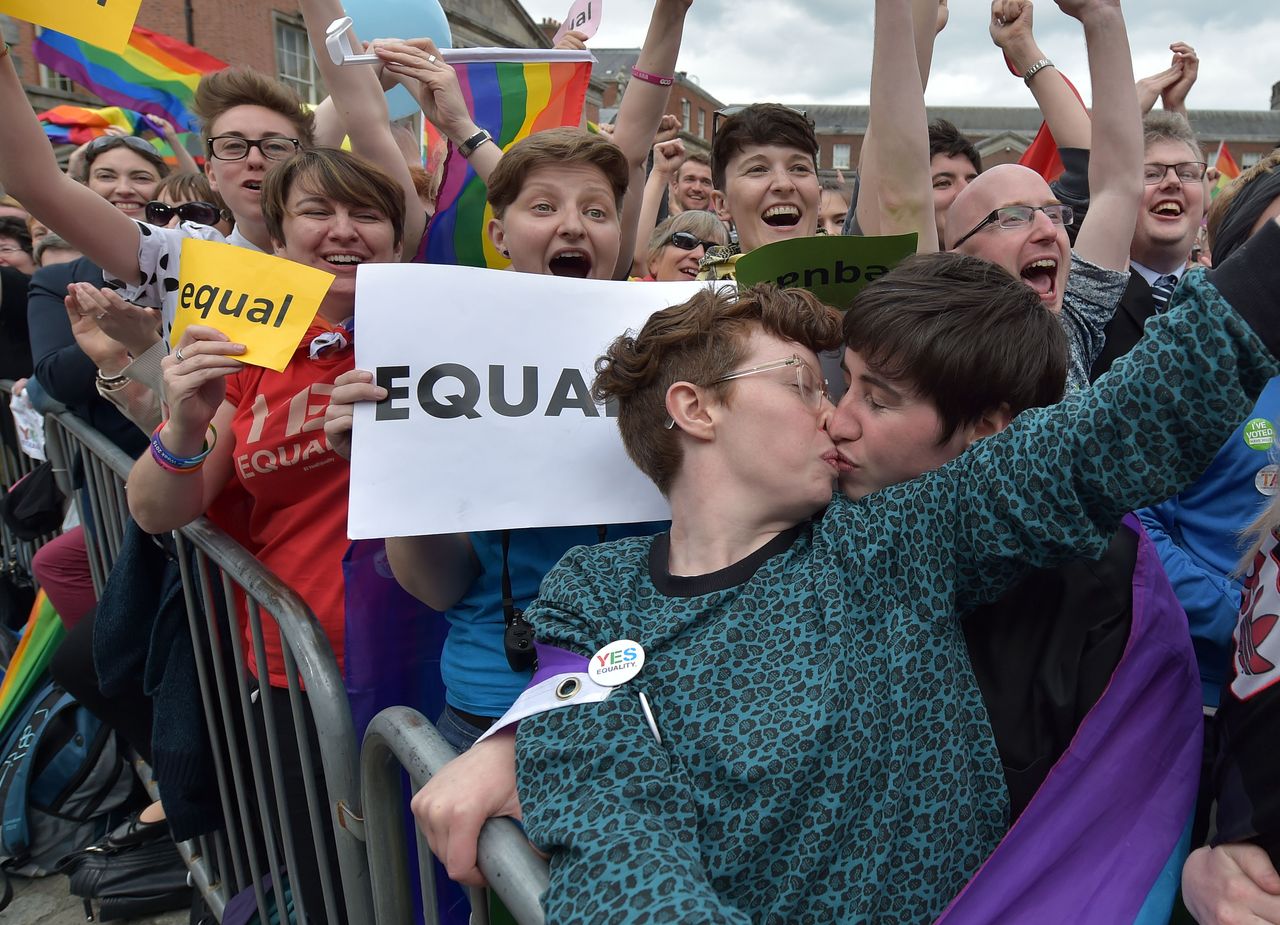 Ireland celebrates same-sex vote