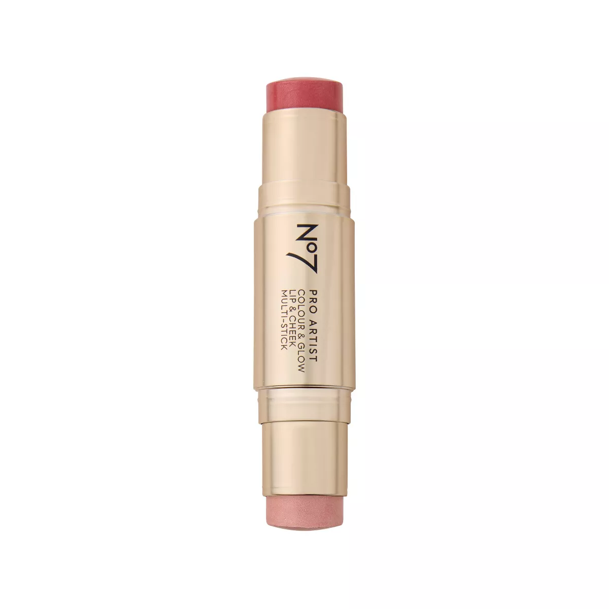No7 Pro Artist Blush Highlighter Multistick Peach Coral + Rose Glow - 0.35oz