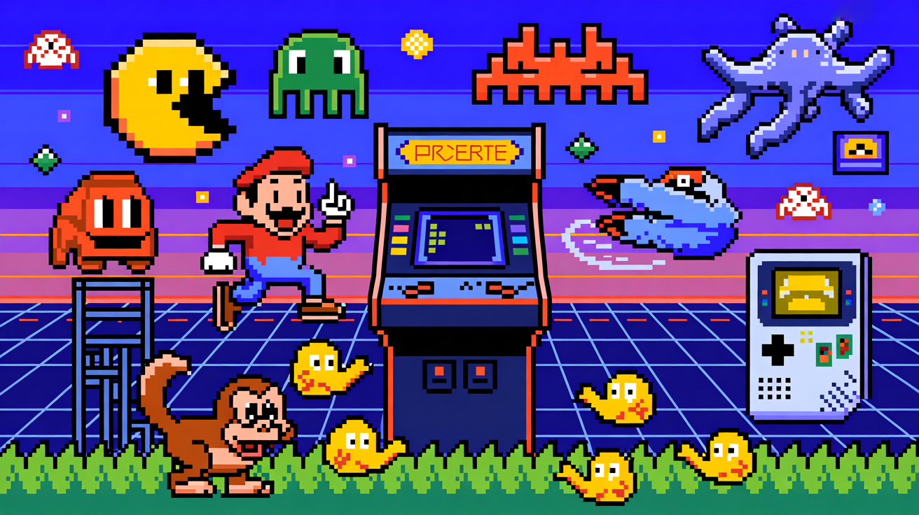 Retro game art quiz