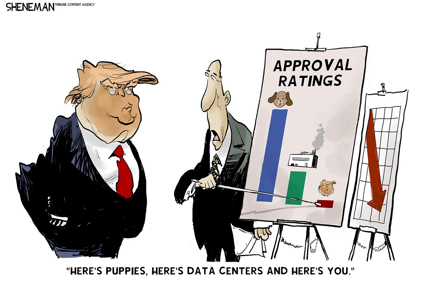 Political cartoon