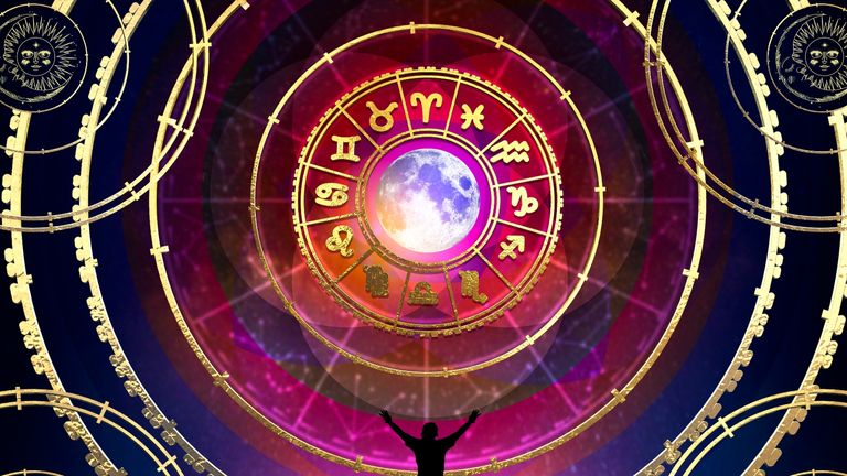 Jupiter and Neptune in Pisces—Zodiac signs and astrology with constellations, concepts, predictions, horoscopes, beliefs