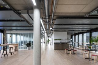 workspace at Schwalbe Hybrid Building by Archiproba