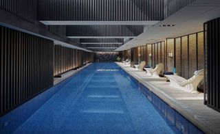 light-filled 25-metre indoor lap pool