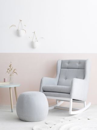 Oli EllaCo-Ko Rocker nursing chair in nursery