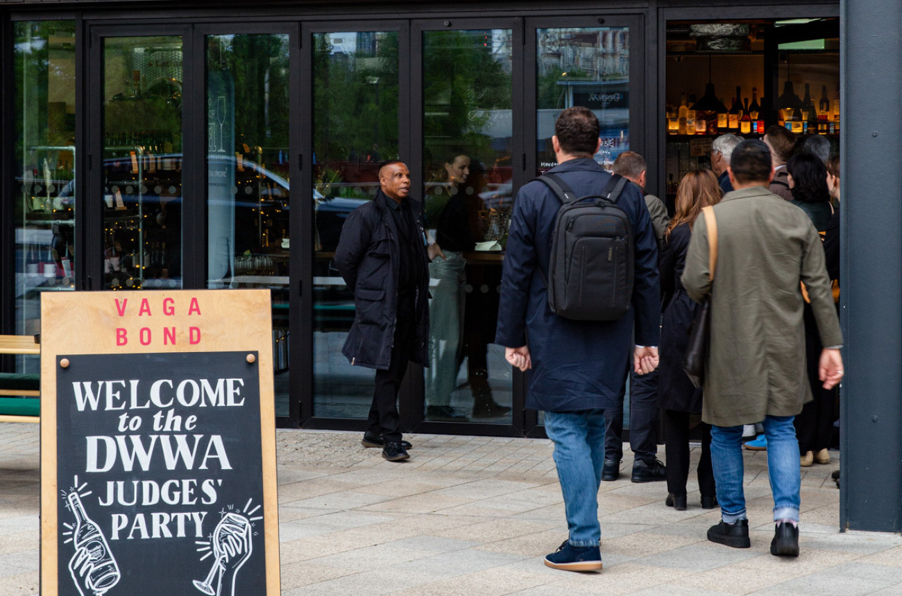 Judges arriving to Vagabond Urban Winery in London.