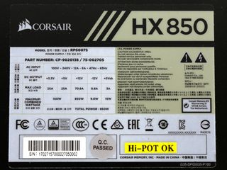 Corsair HX850 Unboxing