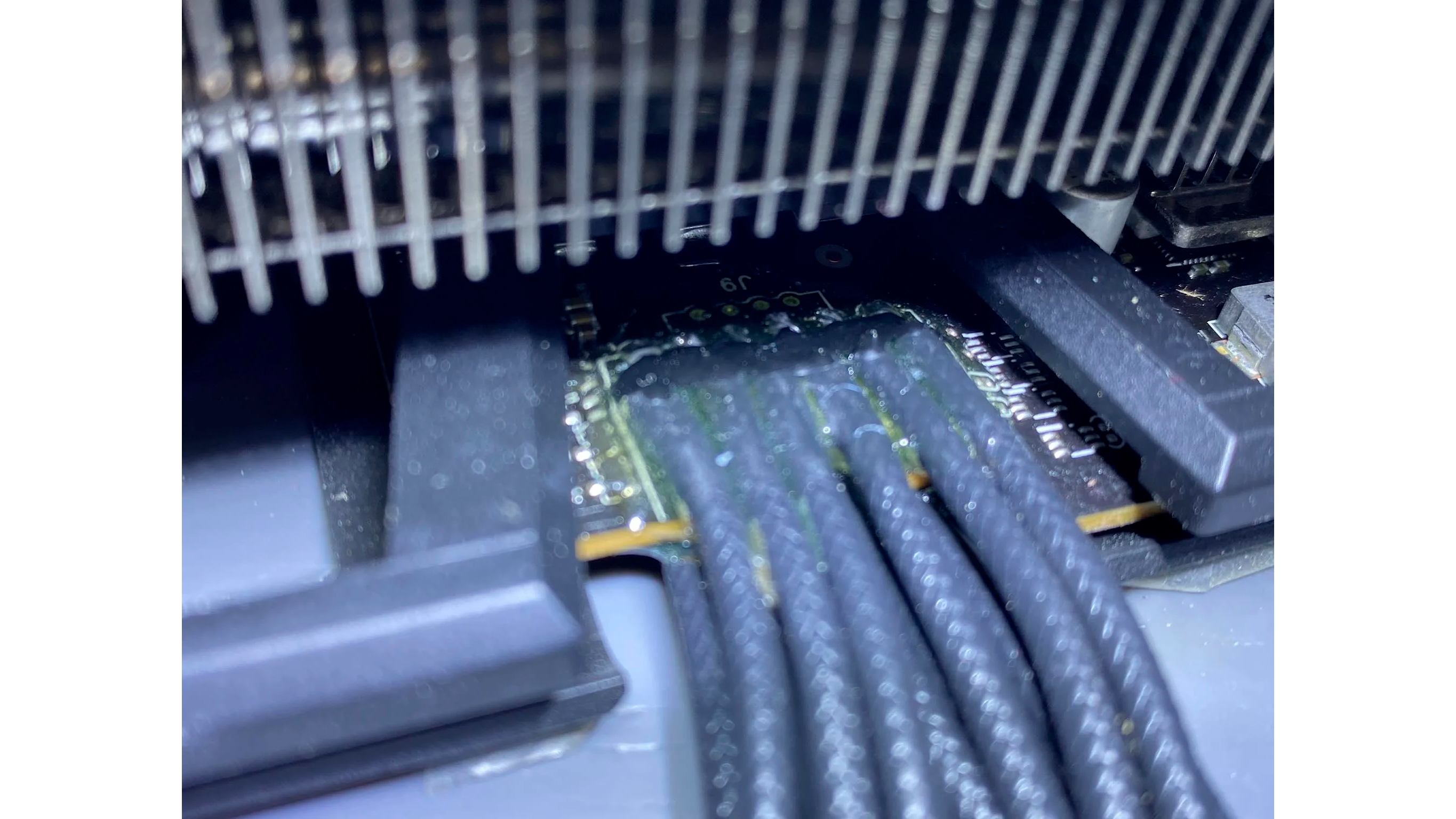16-pin soldered to GPU