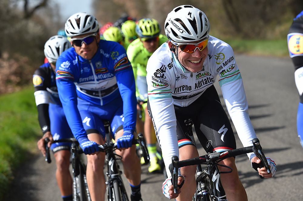 Bob Jungels (Etixx Quickstep) and Zdenek Stybar