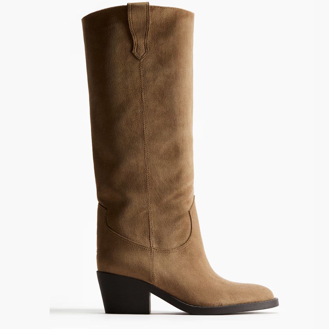 H&amp;amp;M Knee High Cowboy Boots