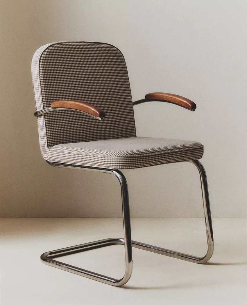 zarahome, Vintage Chrome Chair