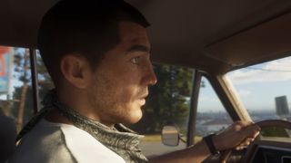 A screenshot of the male main character from the first Grand Theft Auto 6 trailer