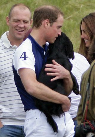 Prince William and dog