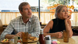 Mark Duplass and Jennifer Aniston in The Morning Show