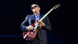 Joe Bonamassa onstage – the guitarist has said his vintage guitar collection now numbers 500 guitars and amps