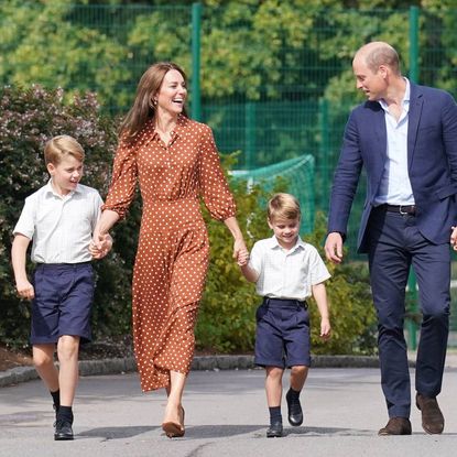 Kate Middleton and her three children