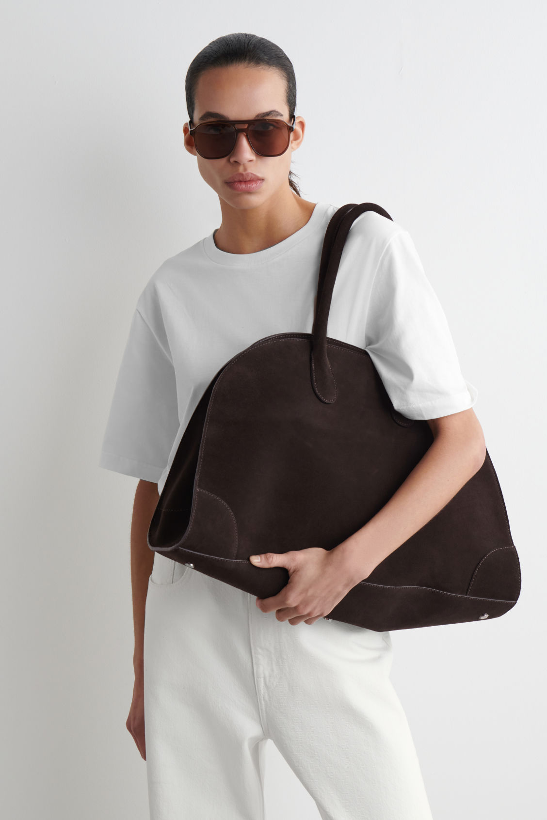 Studio Bowling Bag - Suede
