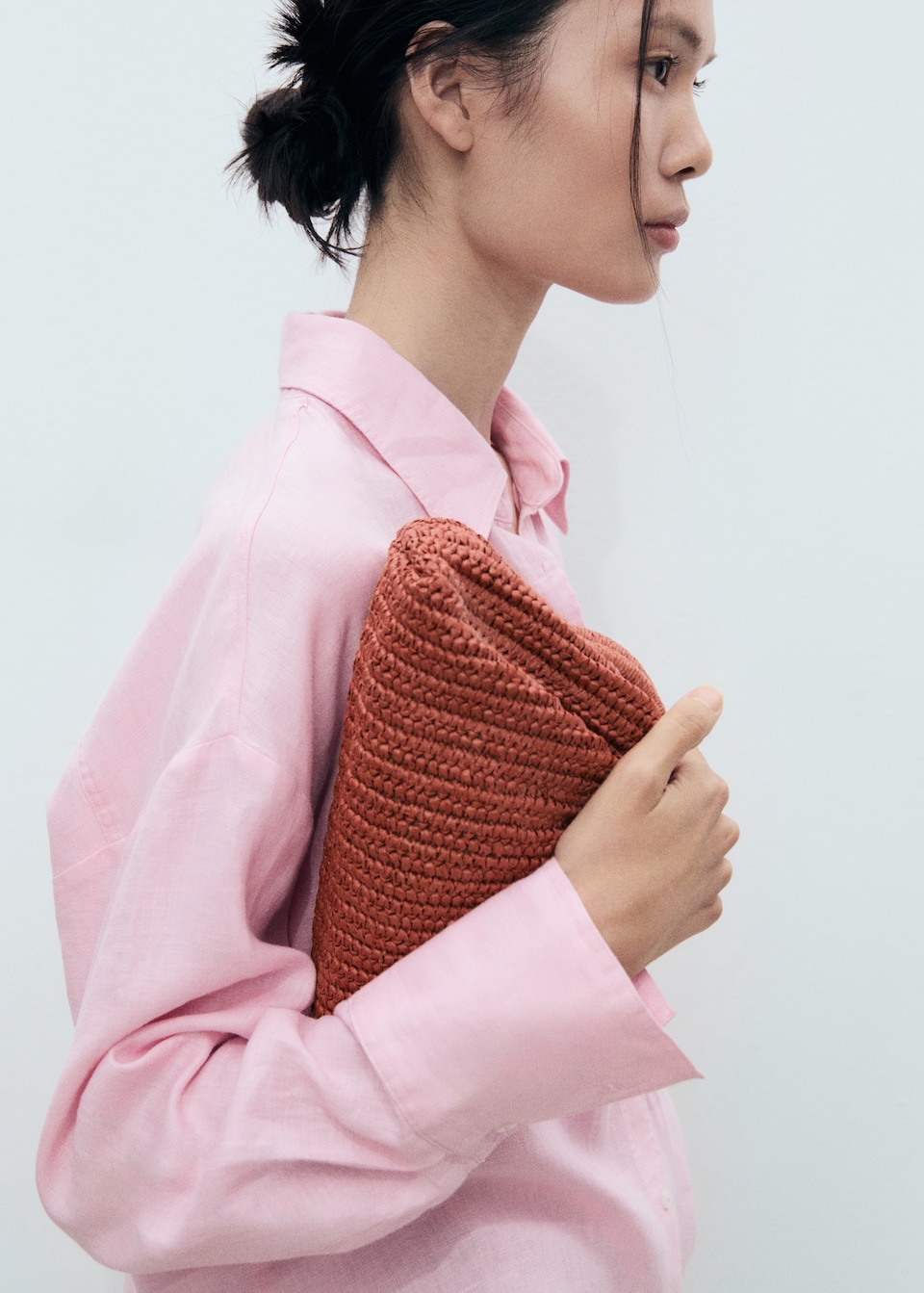 Mango, Natural Fibre Handbag
