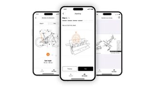 Canyon app bike assembly feature